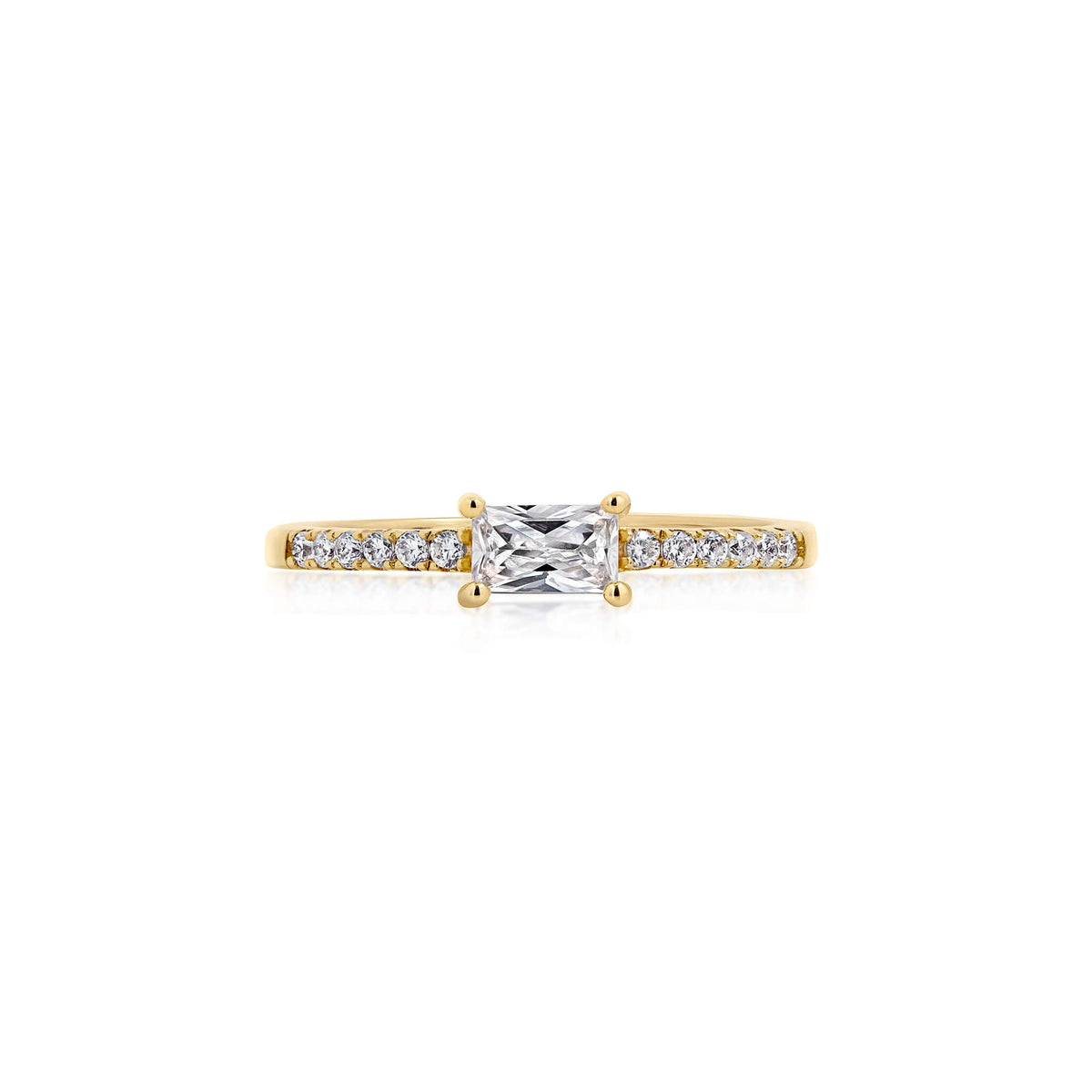 MINIMAL BAGUETTE RING - Trove & Co.