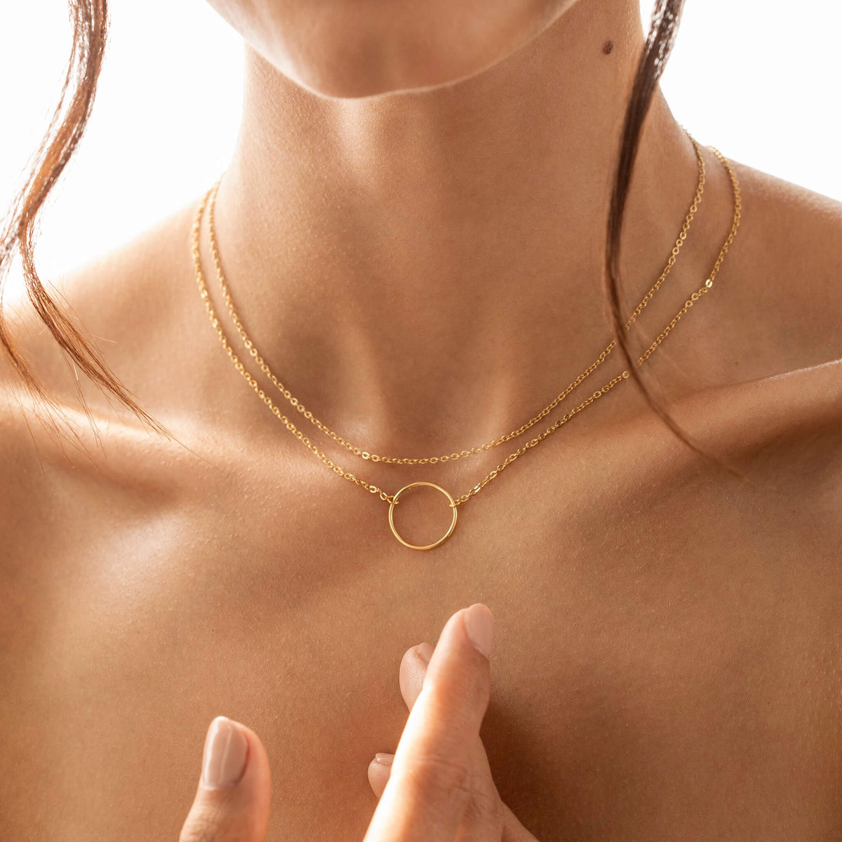 Delicate Karma Necklace - Trove & Co.