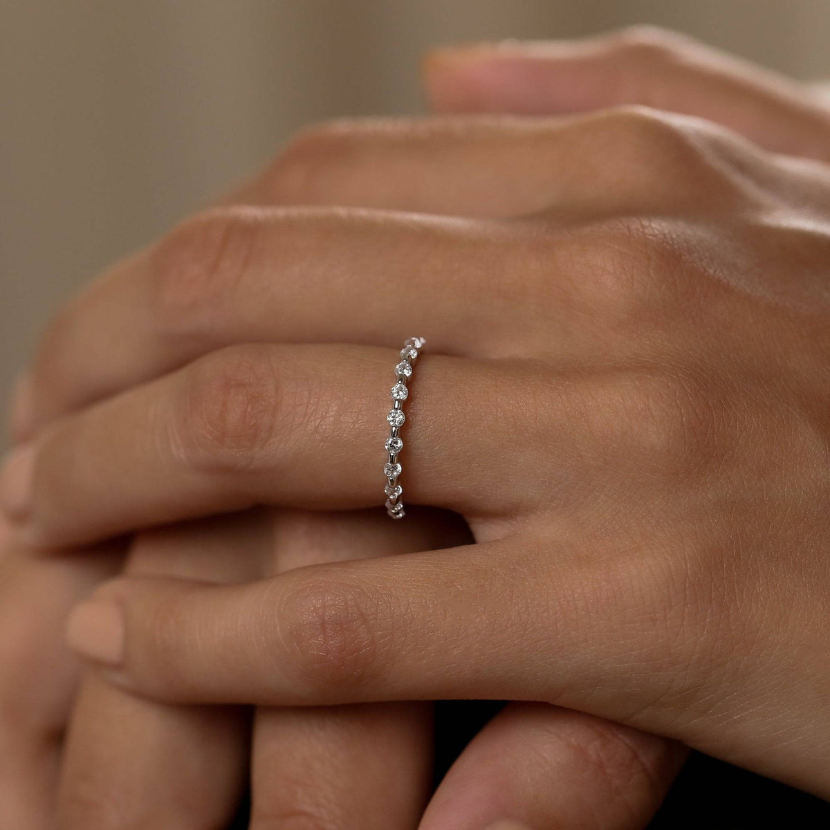 Brilliant Cut Wedding Set - Trove & Co.