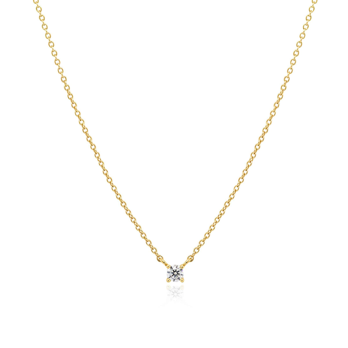 MINI SOLITAIRE NECKLACE - Trove & Co.