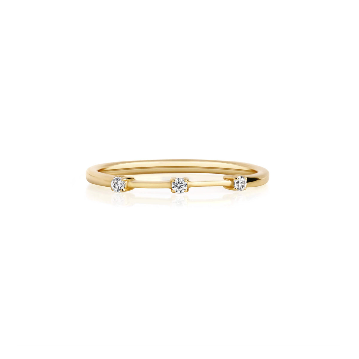 Ophelia - 3 Stone Ring - Trove & Co.