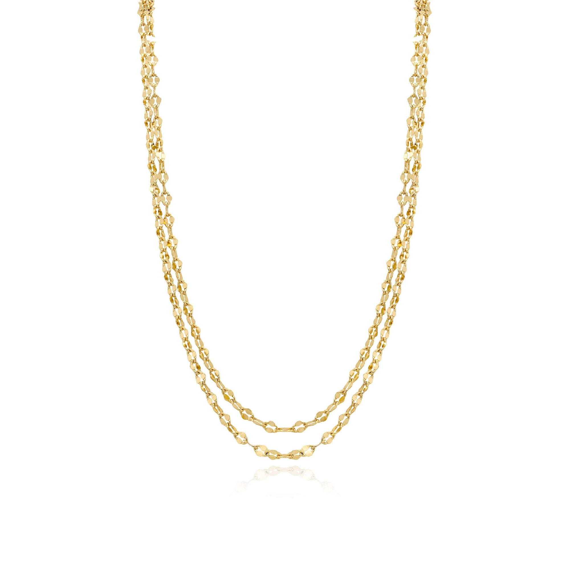 Shimmering Coin Necklace (Single or Double) - Trove & Co.