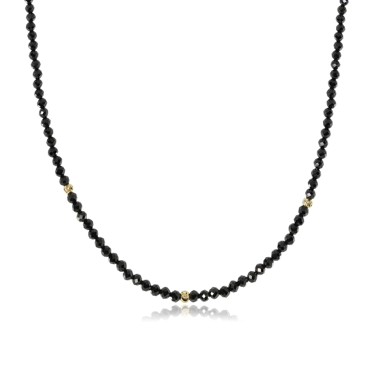 AURA GEMSTONE CHOKER - BLACK ONYX - Trove & Co.