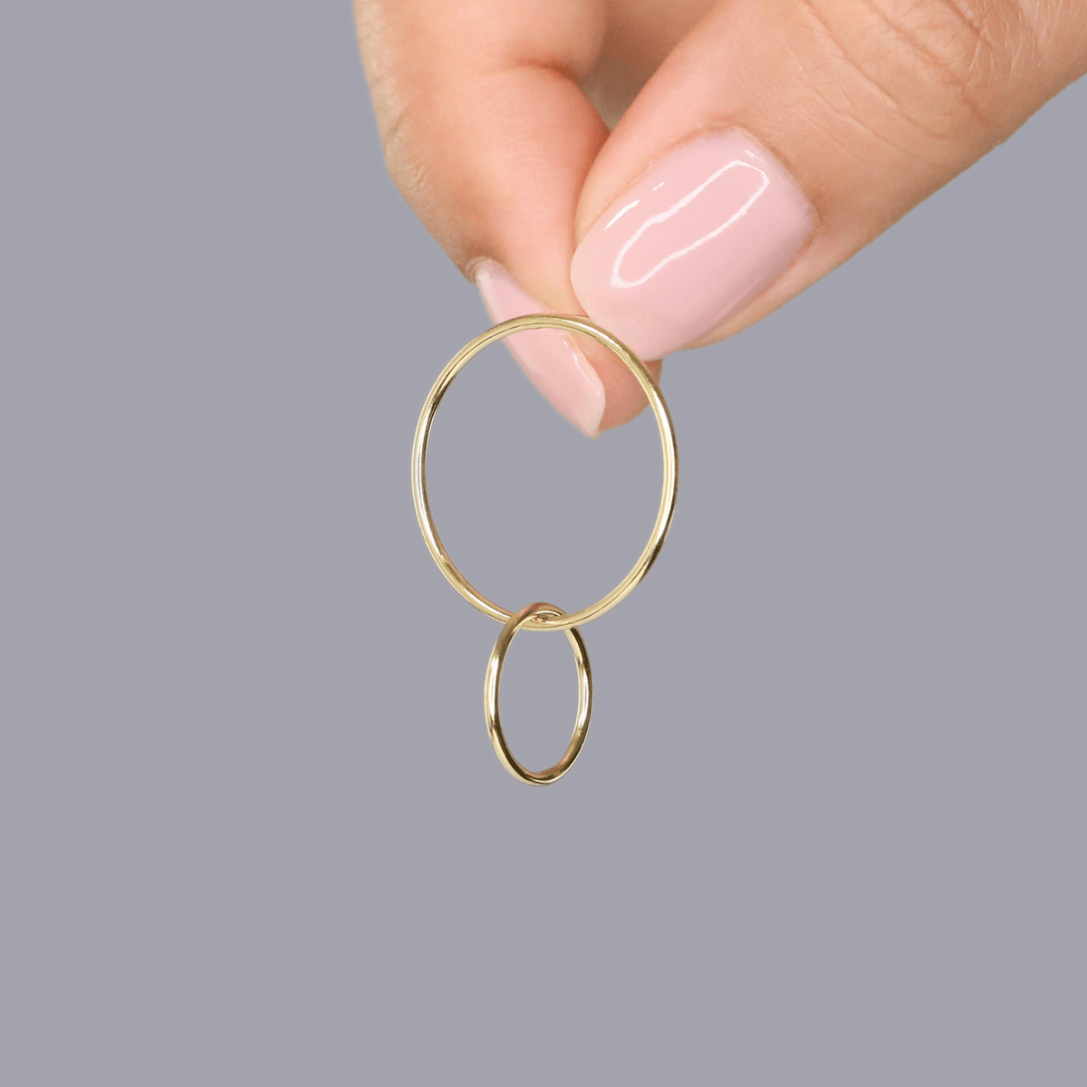 BELLA DOUBLE HOOP EARRINGS - Trove & Co.
