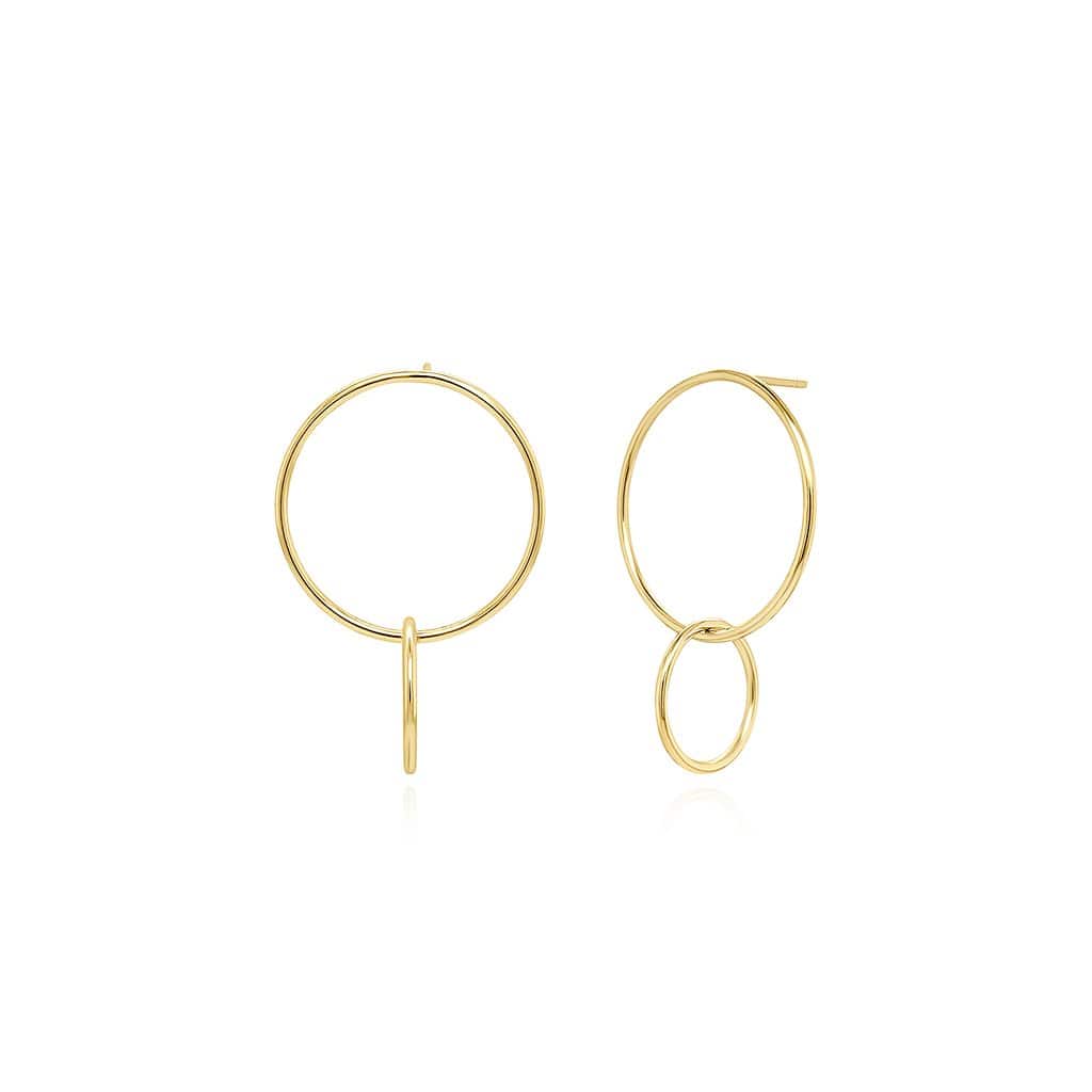 BELLA DOUBLE HOOP EARRINGS - Trove & Co.