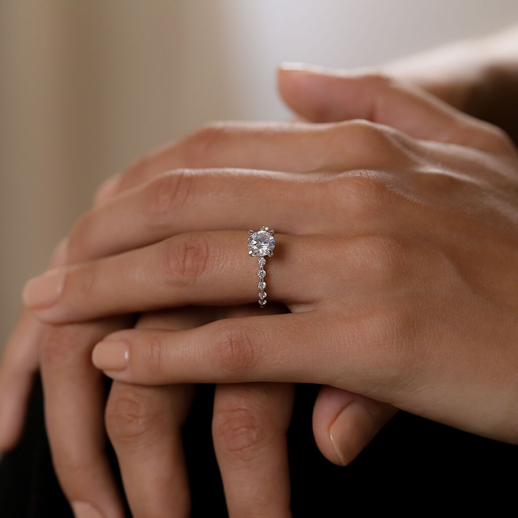 Brilliant Cut Wedding Set - Trove & Co.