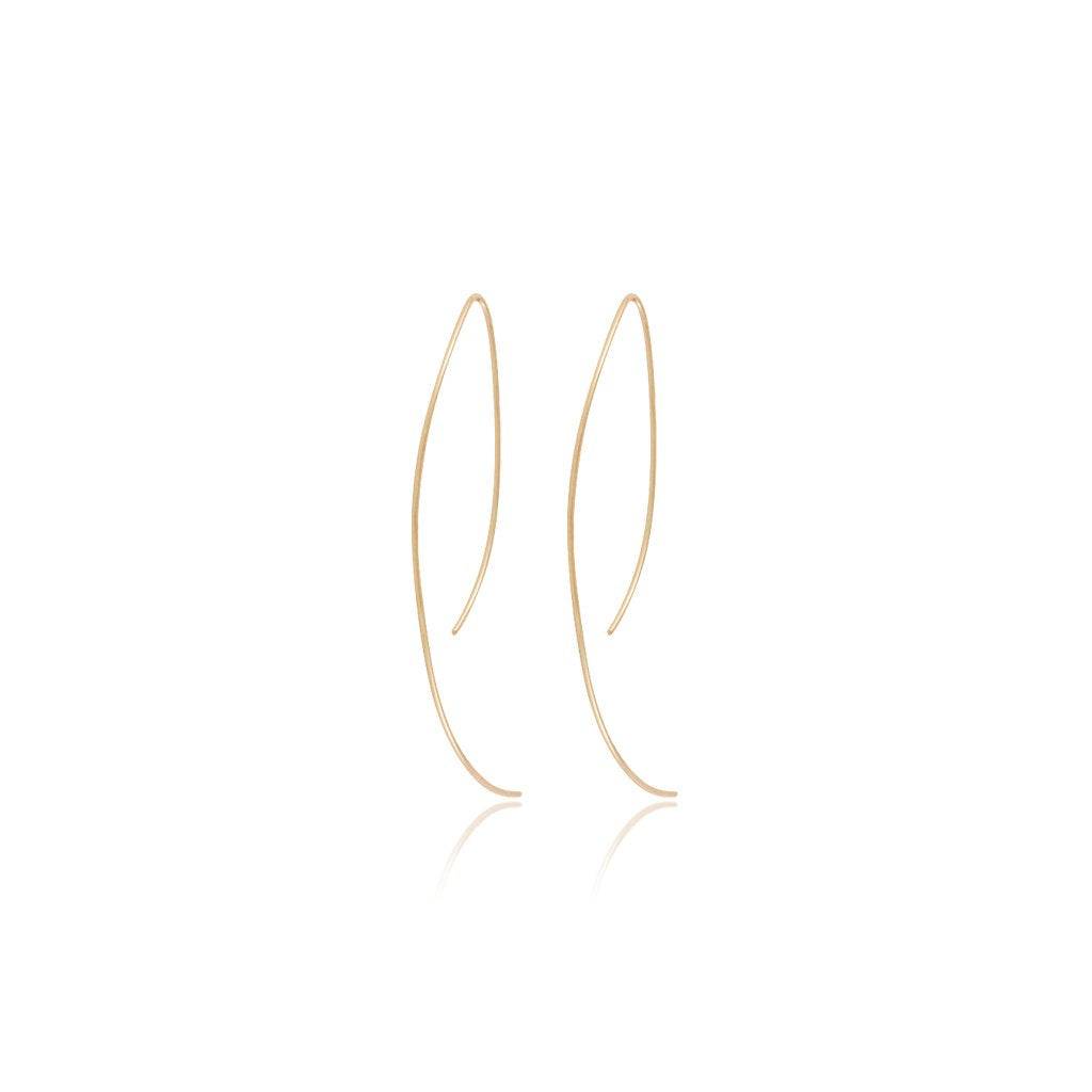 CURVED ARC THREADER EARRING - Trove & Co.