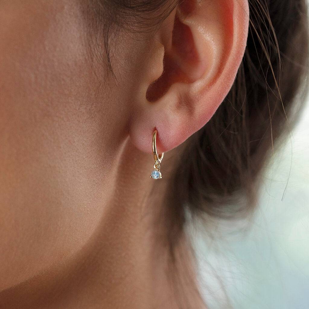 huggie drop earrings - Trove & Co.