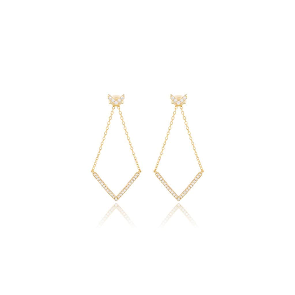 GEOMETRIC EARJACKET - Trove & Co.