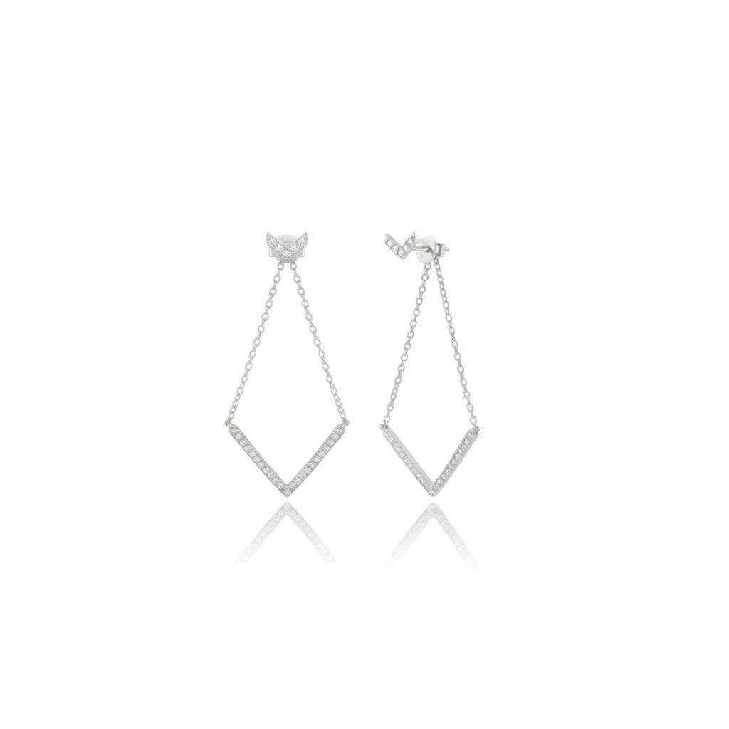 GEOMETRIC EARJACKET - Trove & Co.