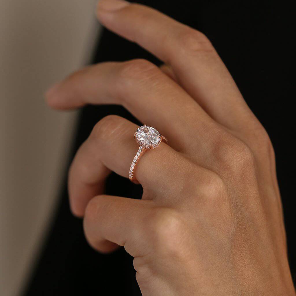 HIDDEN HALO ENGAGEMENT RING - Trove & Co.