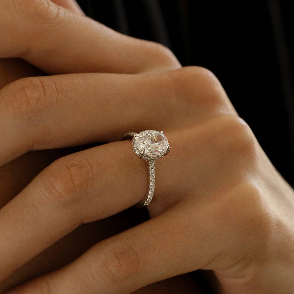 HIDDEN HALO ENGAGEMENT RING - Trove & Co.