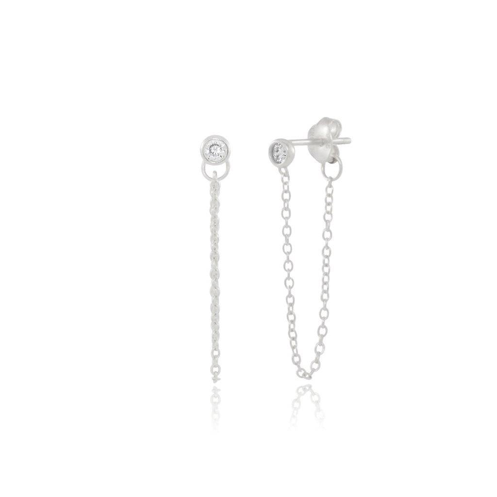 LARIAT CHAIN EARRINGS - Trove & Co.