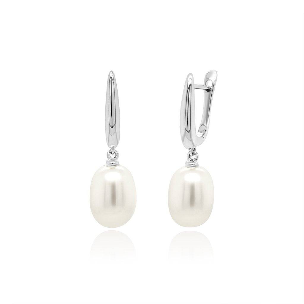 ORGANIC PEARL DROP EARRINGS - Trove & Co.