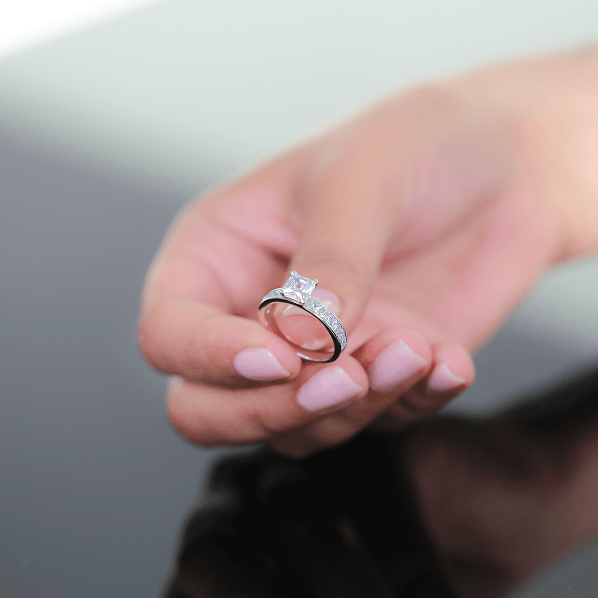 PRINCESS CUT RING - Trove & Co.
