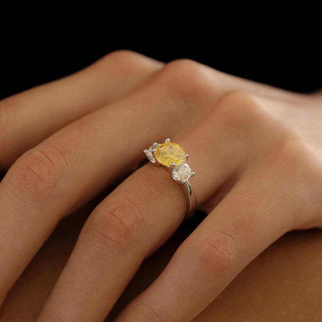 RADIANCE RING WITH CANARY STONE - Trove & Co.
