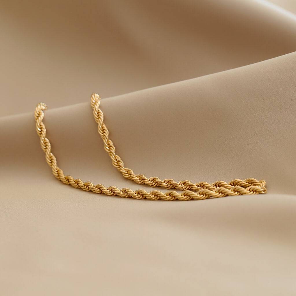 ROPE CHAIN NECKLACE (4mm) - Trove & Co.
