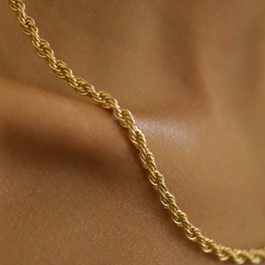 ROPE CHAIN NECKLACE (4mm) - Trove & Co.