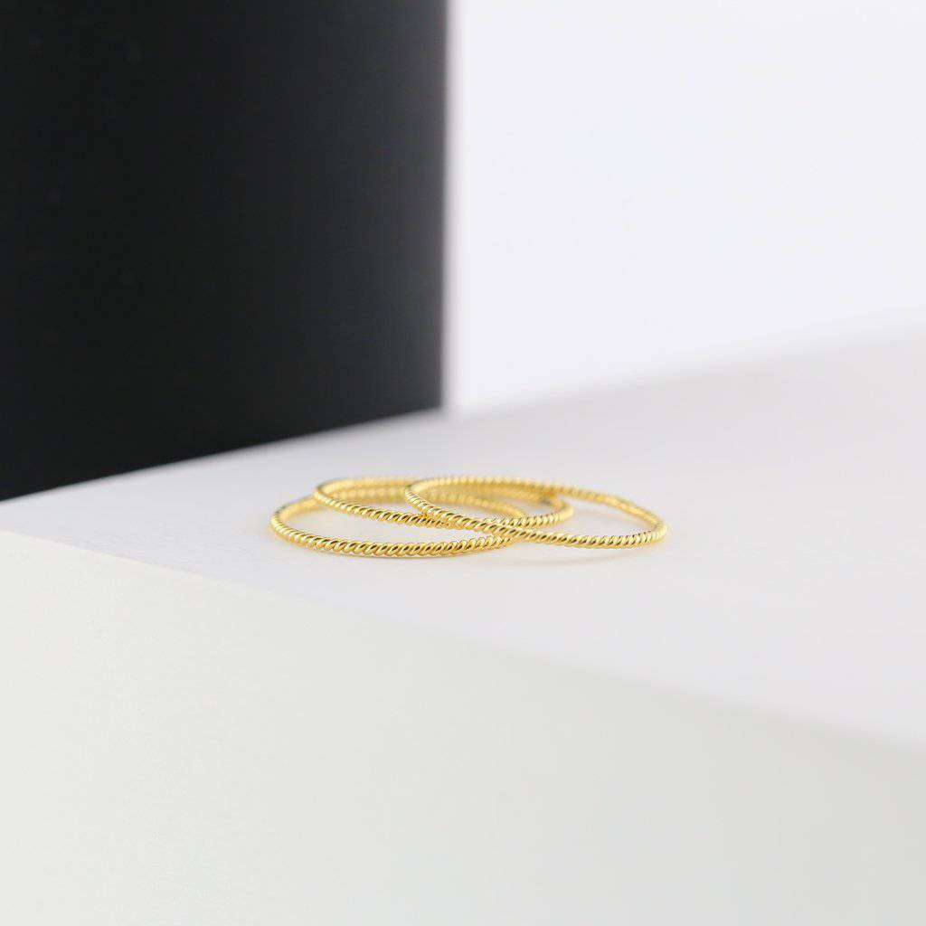 THIN TWISTED ROPE BAND SET OF 3 - Trove & Co.