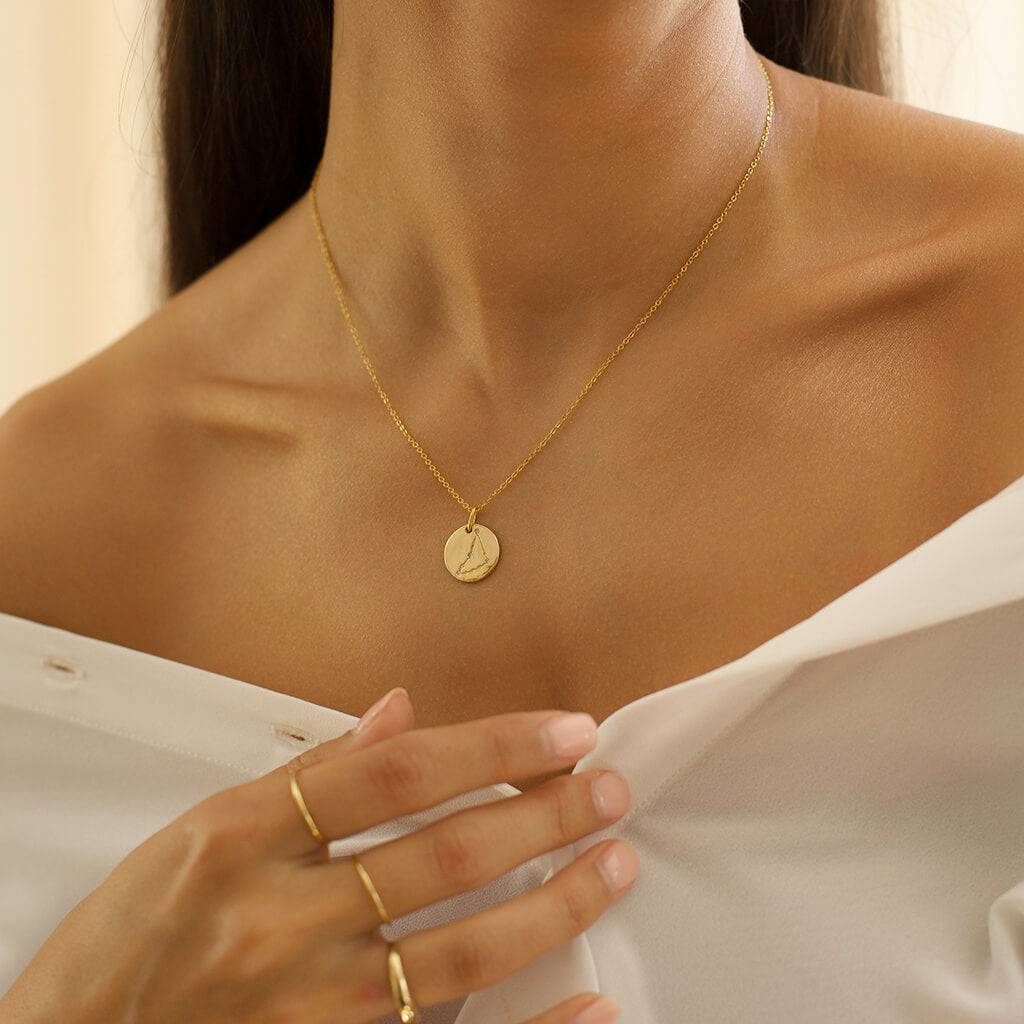 zodiac constellation necklace - Trove & Co.