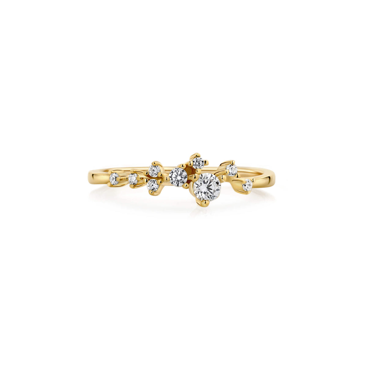 Cluster ring with cubic zirconia - Trove & Co.