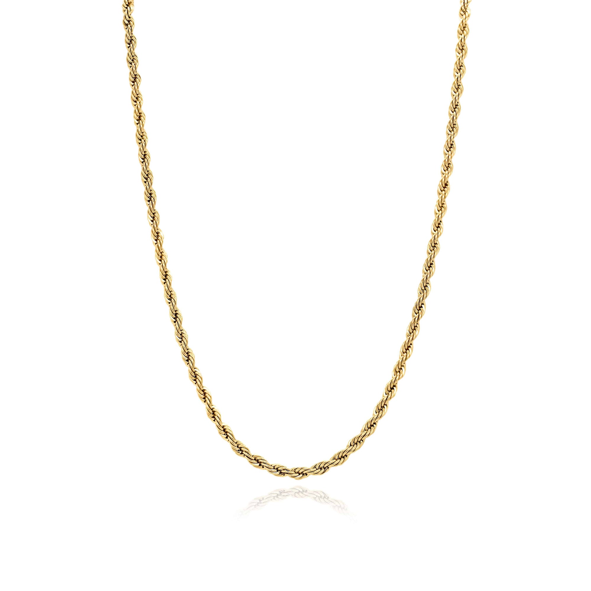 ROPE CHAIN NECKLACE (2mm) - Trove & Co.