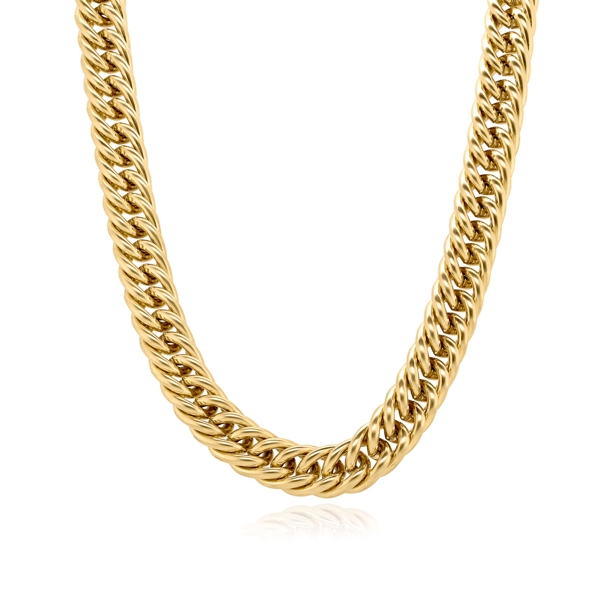 Double Curb Chain Necklace - Trove & Co.