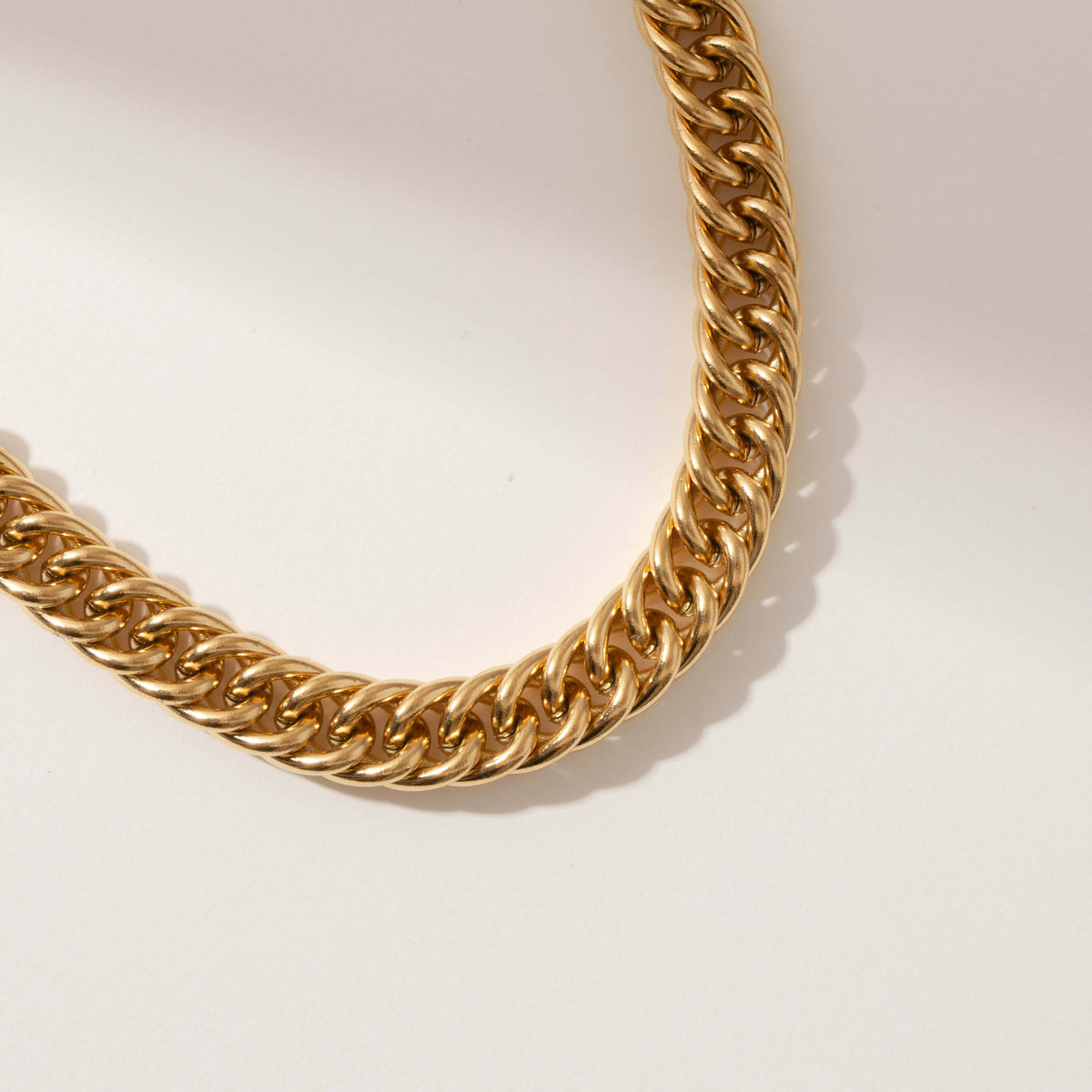 Double Curb Chain Necklace - Trove & Co.