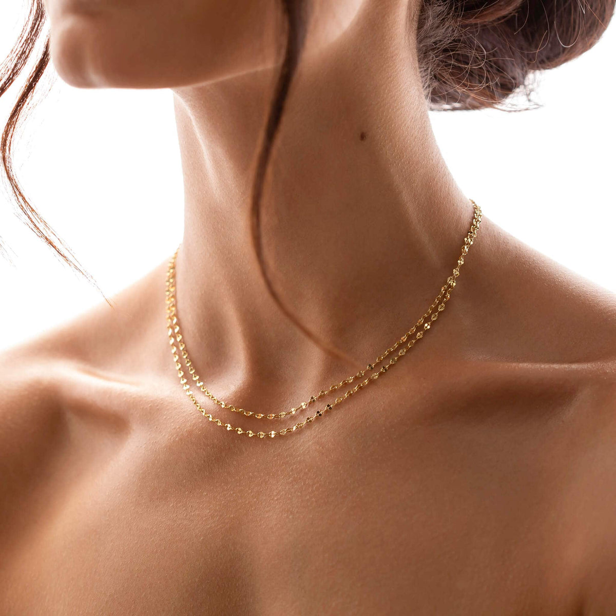 Shimmering Coin Necklace (Single or Double) - Trove & Co.