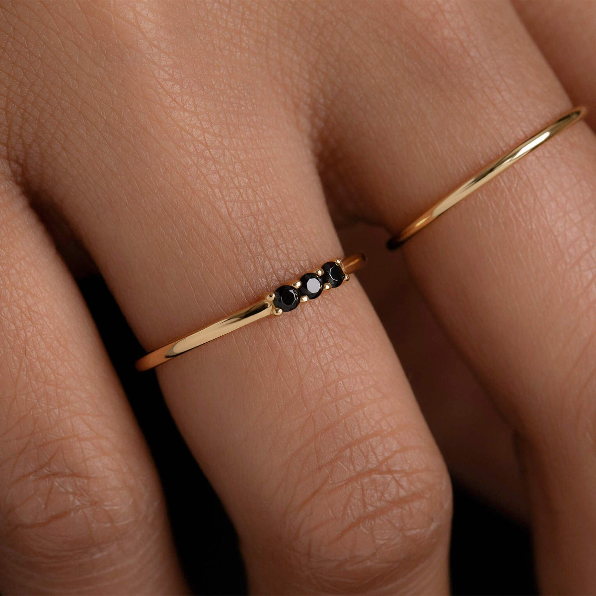 ERA RING - with Black Onyx - Trove & Co.