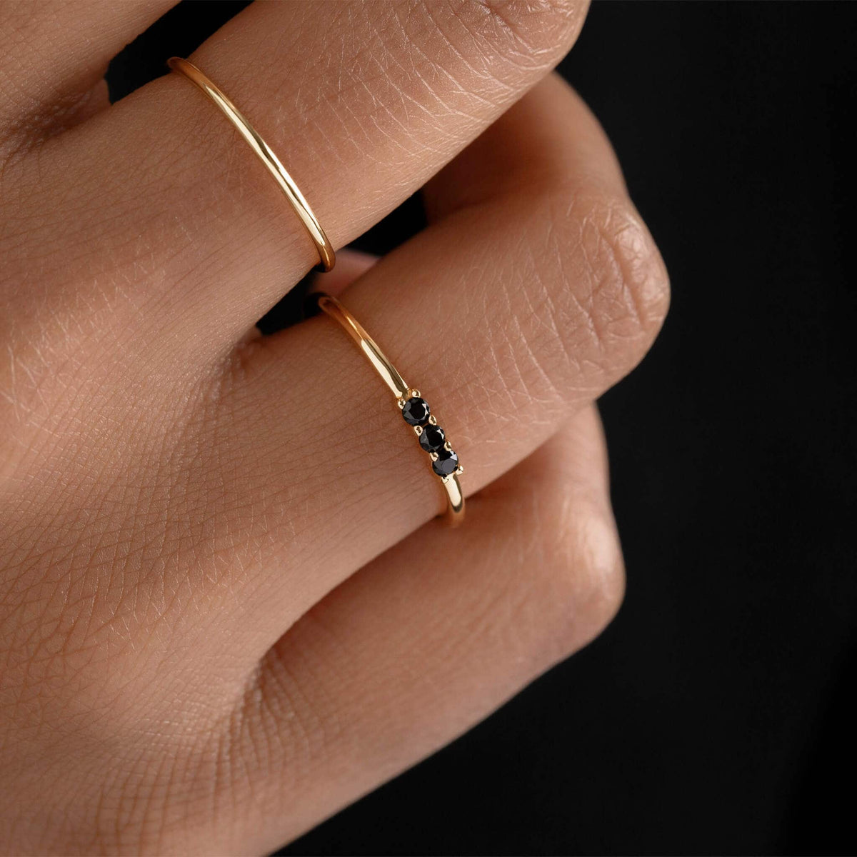 ERA RING - with Black Onyx - Trove & Co.