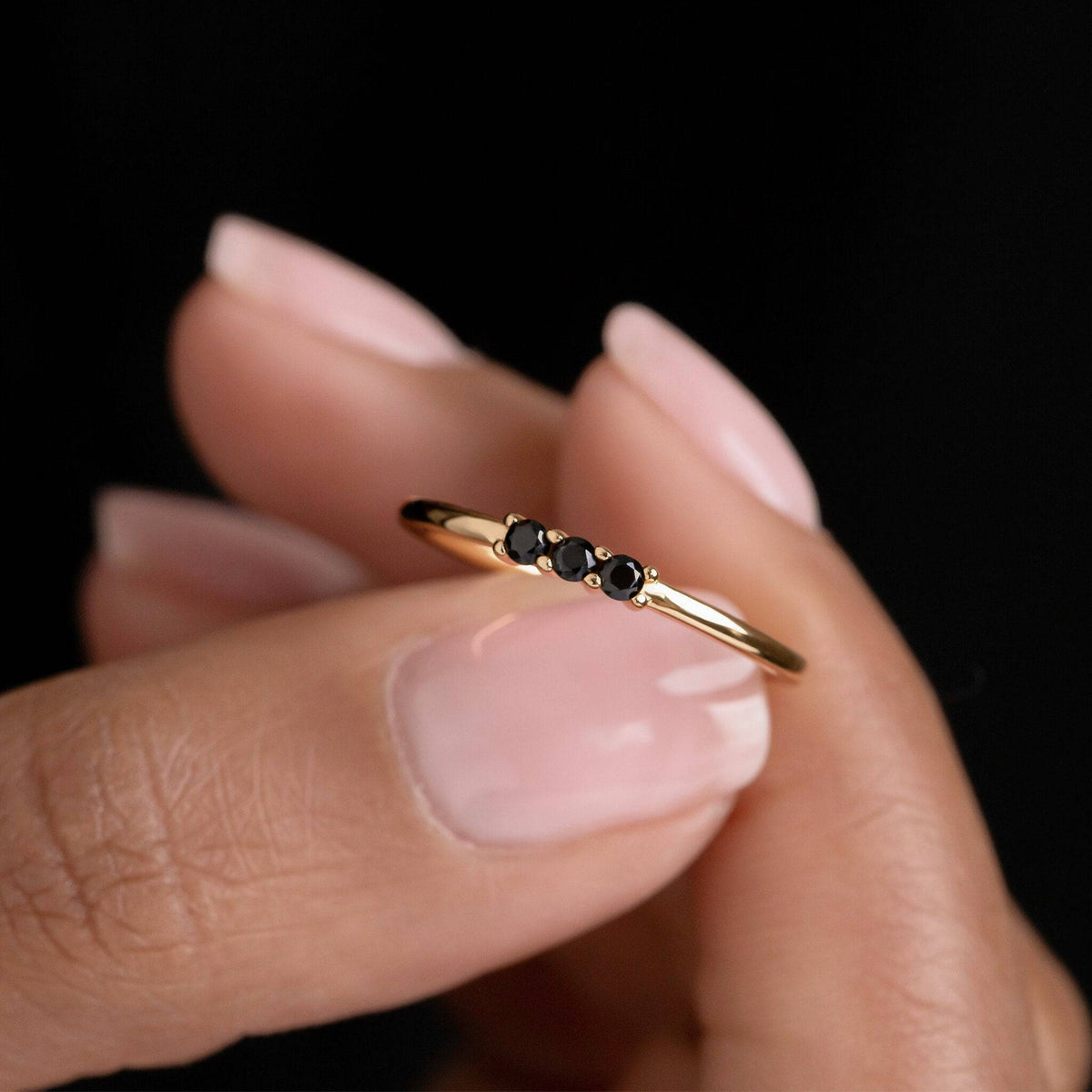 ERA RING - with Black Onyx - Trove & Co.