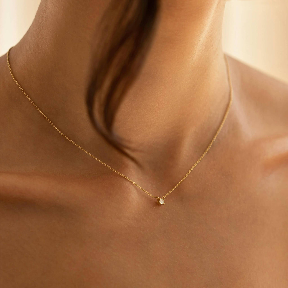 MINI SOLITAIRE NECKLACE - Trove & Co.