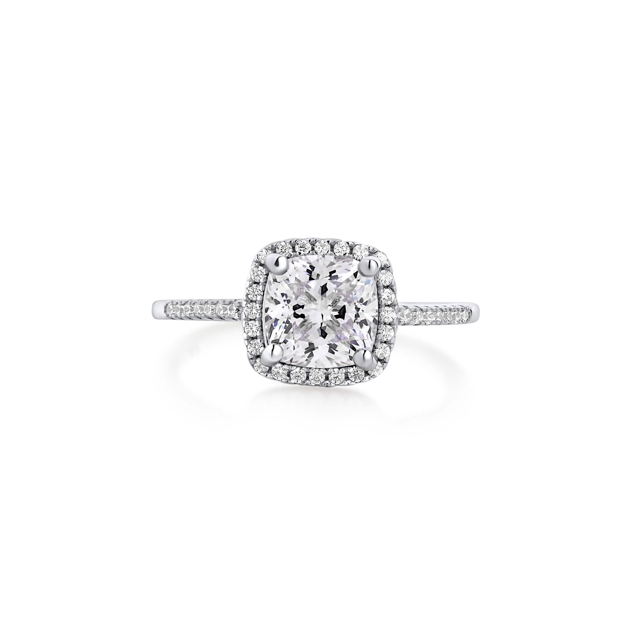 Cushion Cut Halo Engagement Ring Jewelry Company Trove & Co. — free download