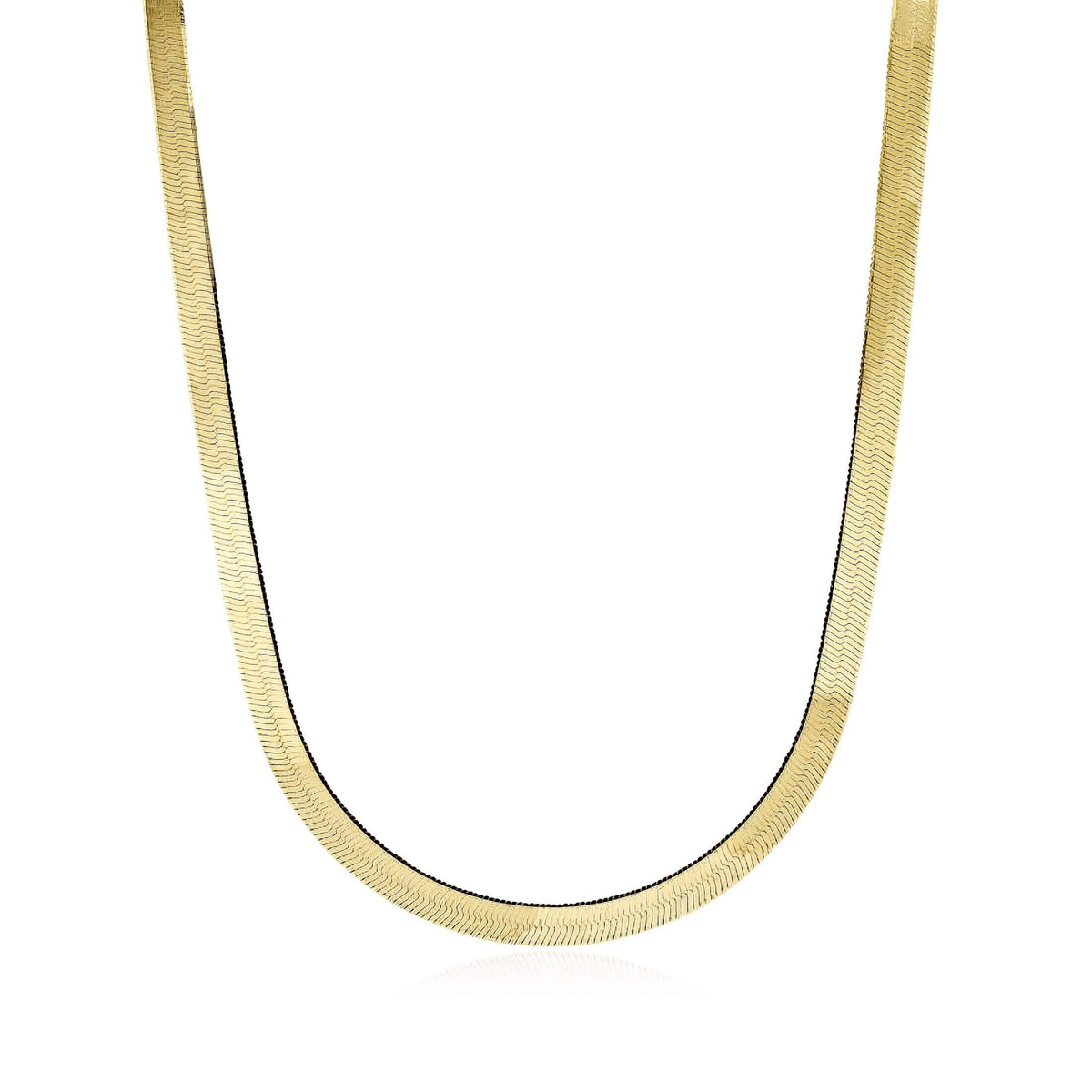 HERRINGBONE SNAKE CHAIN NECKLACE - Trove & Co.