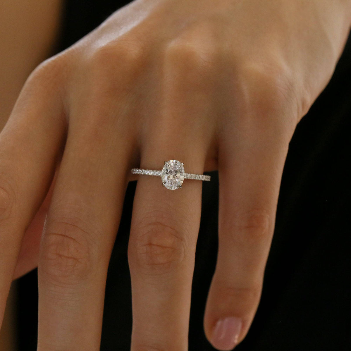 1.25 CT HIDDEN HALO ENGAGEMENT RING - Trove & Co.