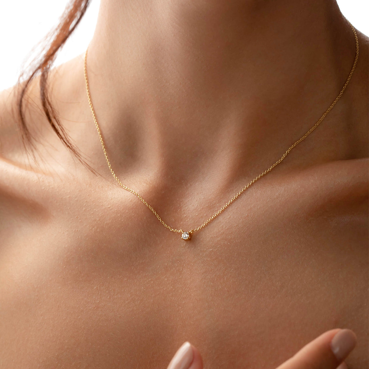 MINI SOLITAIRE NECKLACE - Trove & Co.