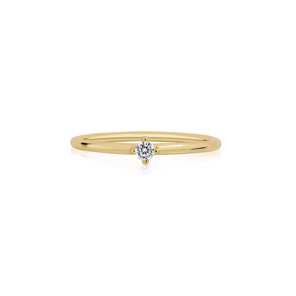 MINI SOLITAIRE RING - Trove & Co.