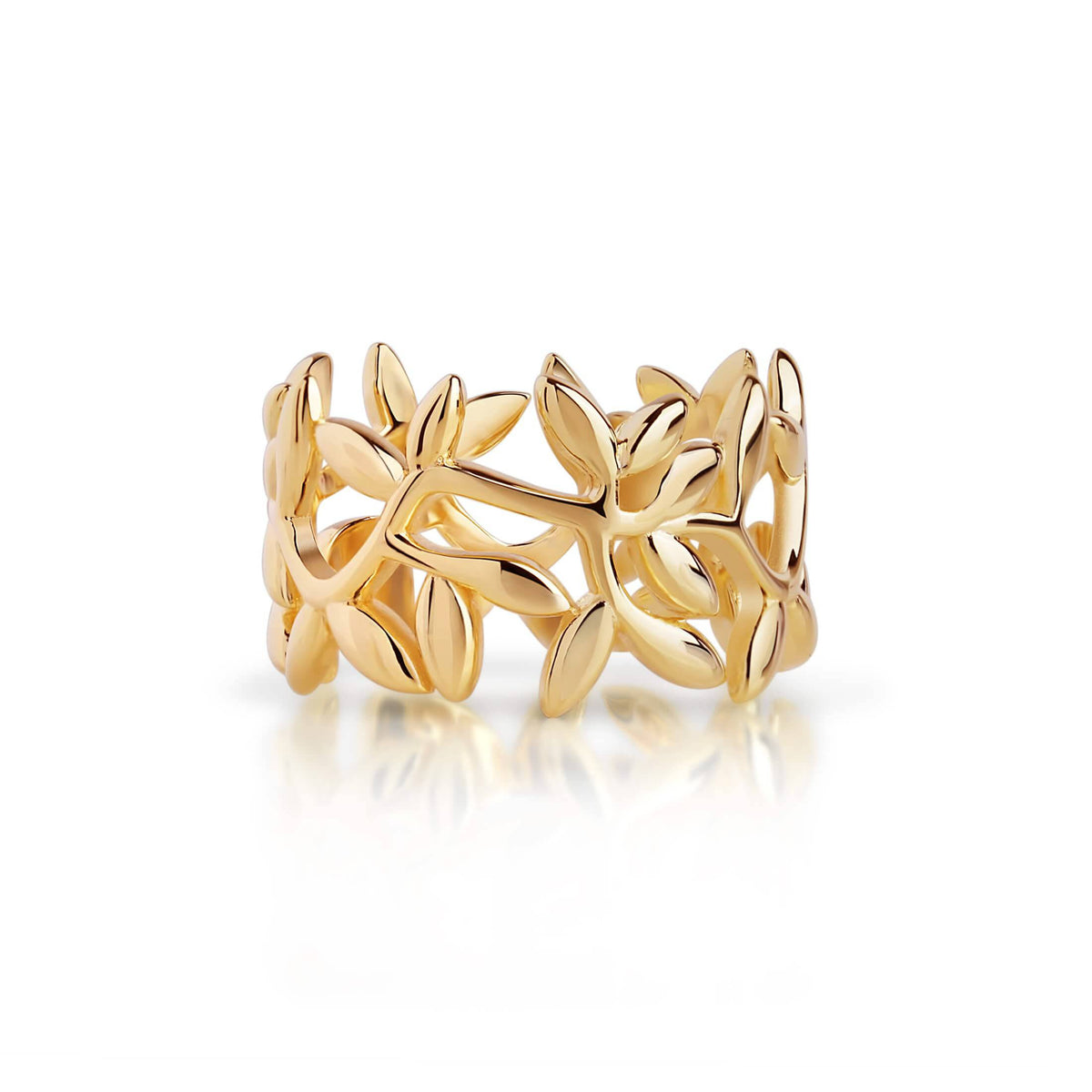 OLIVE LEAF RING - Trove & Co.