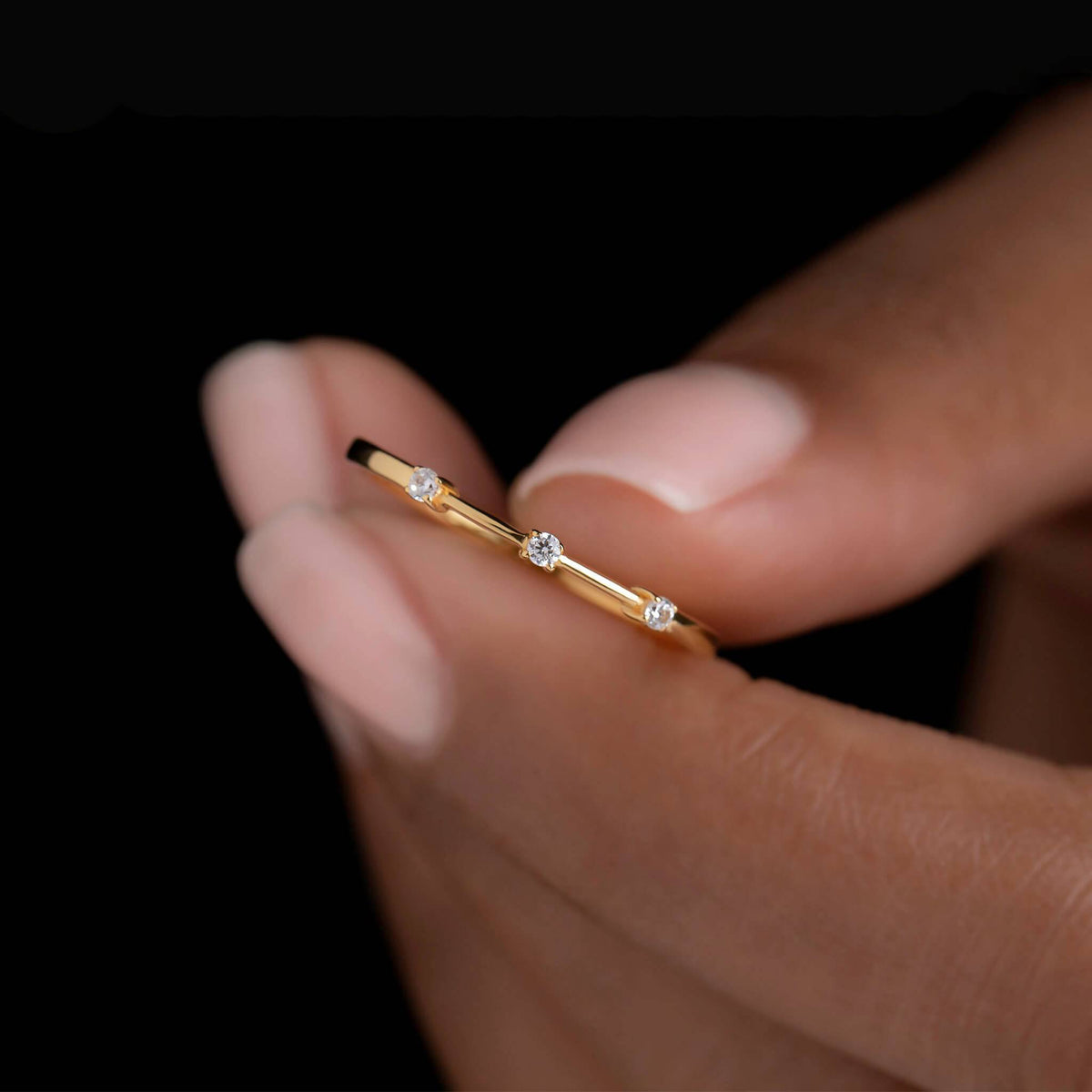 Ophelia - 3 Stone Ring - Trove & Co.