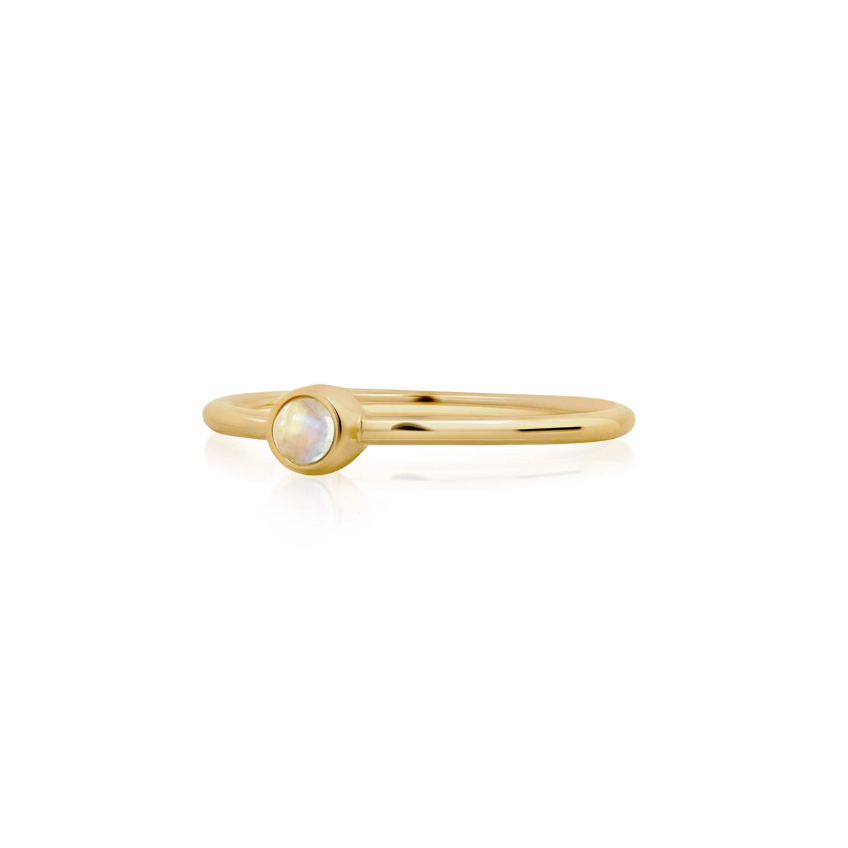 Dainty moonstone ring