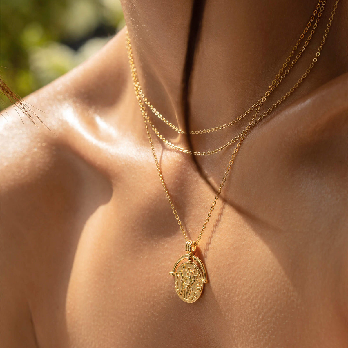 Roman Goddess Pendant - Trove & Co.