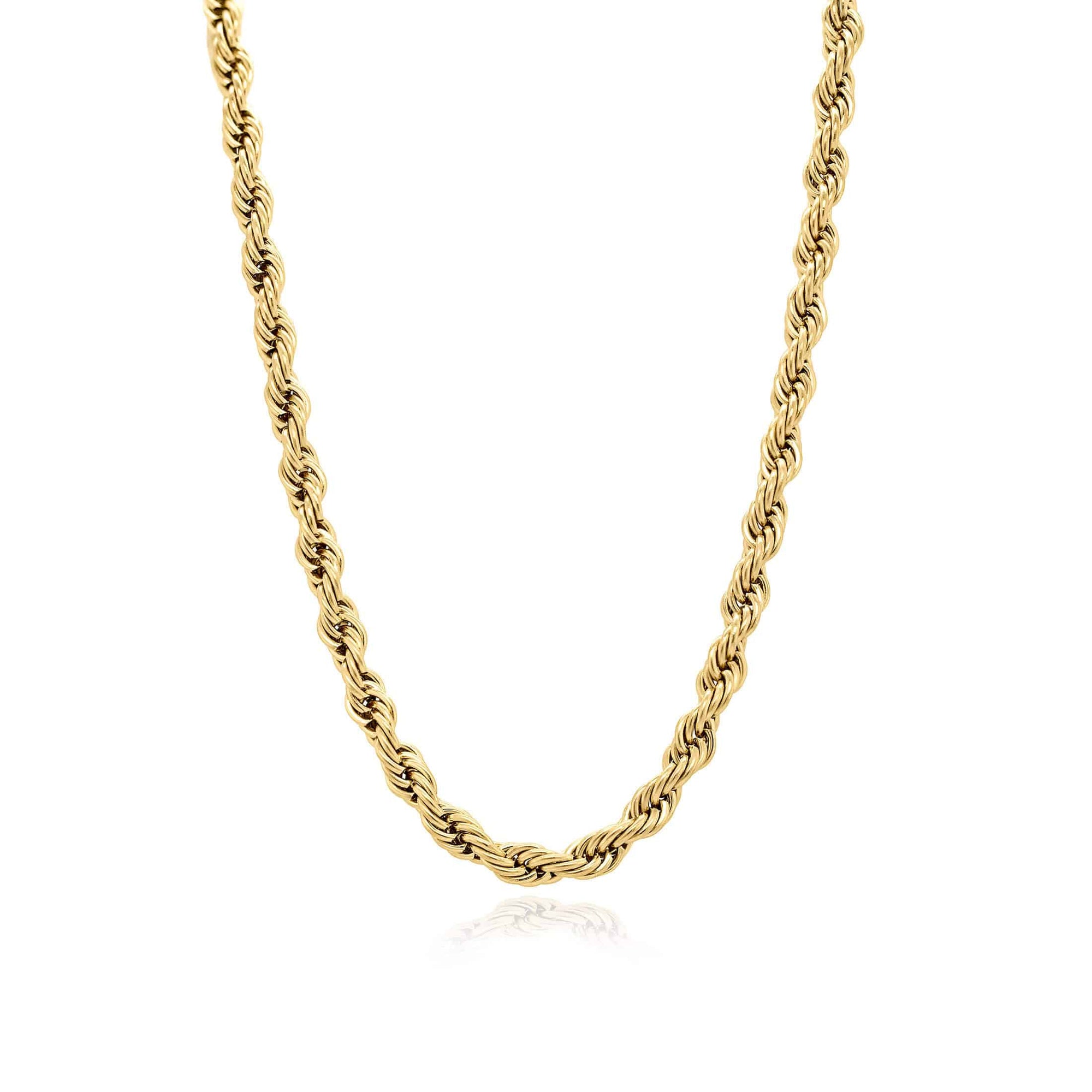 ROPE CHAIN NECKLACE (4mm) - Trove & Co.