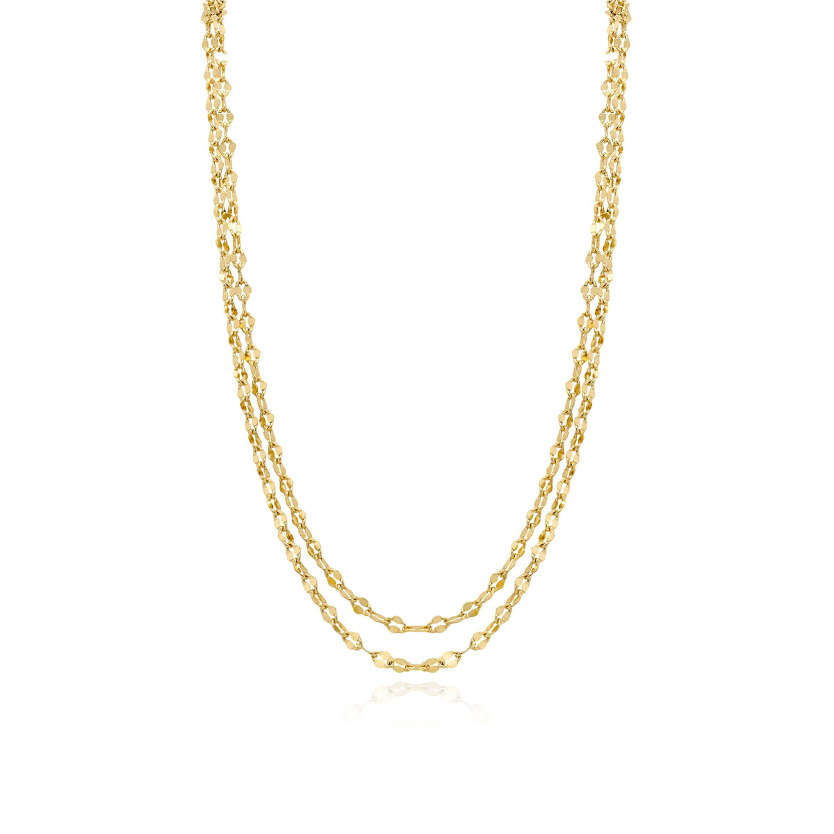 Shimmering Coin Necklace (Single or Double) - Trove & Co.