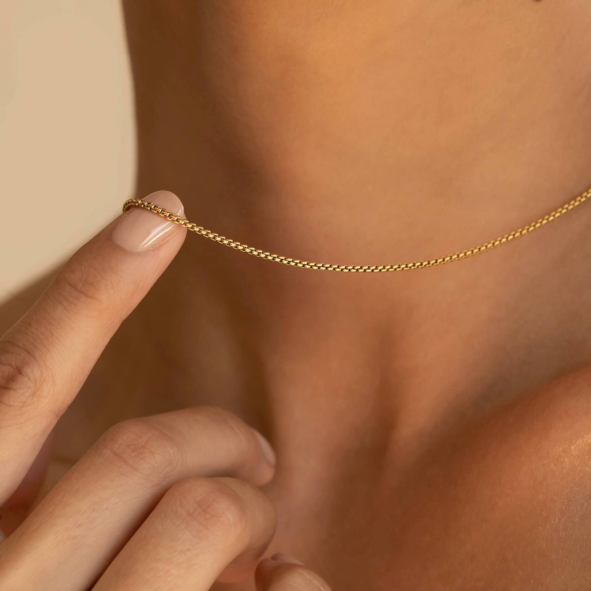 ROUNDED BOX CHAIN - Trove & Co.