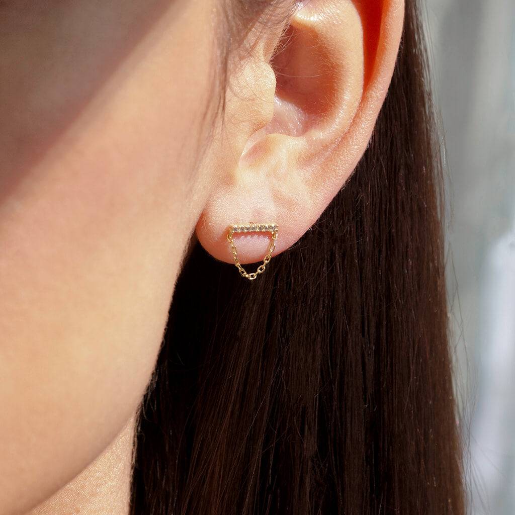 ALISA CHAIN EARRINGS - Trove & Co.