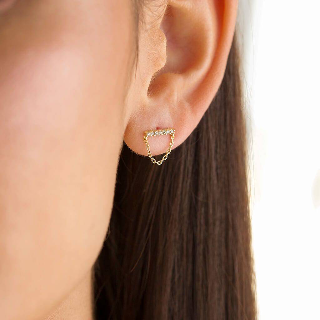 ALISA CHAIN EARRINGS - Trove & Co.