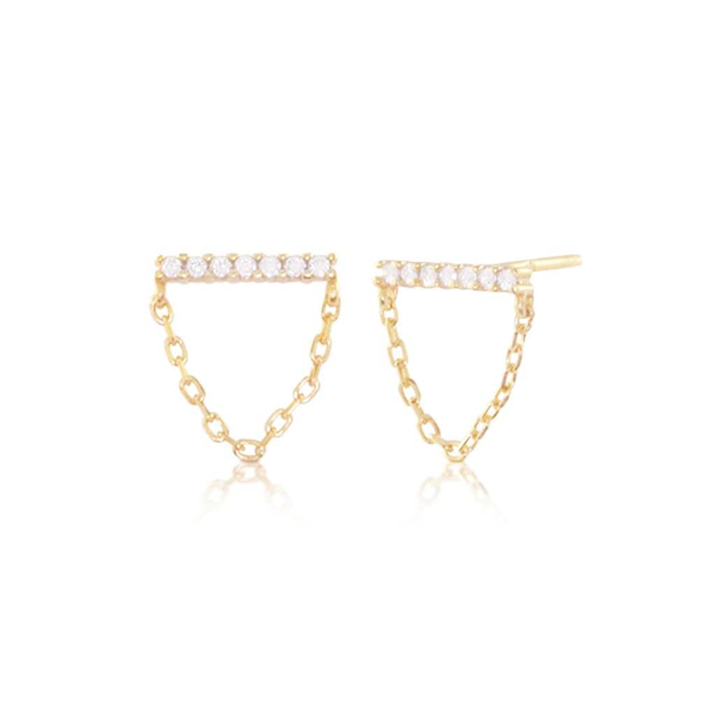 ALISA CHAIN EARRINGS - Trove & Co.