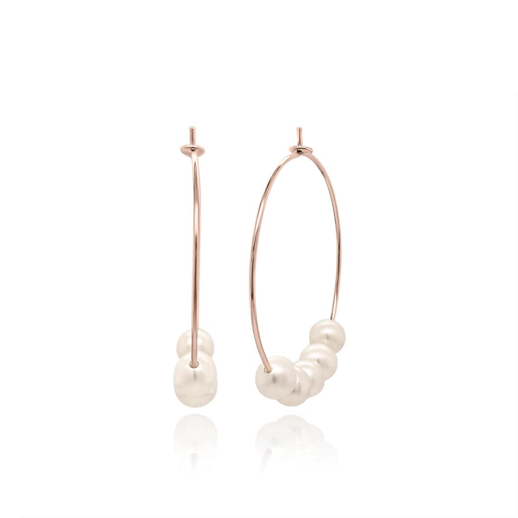 ANJELICA PEARL HOOPS - Trove & Co.