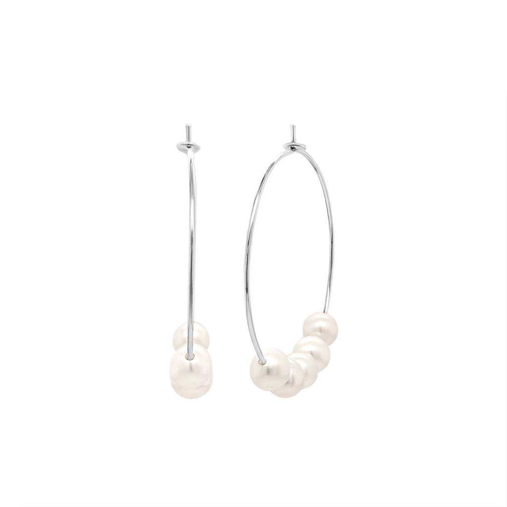 ANJELICA PEARL HOOPS - Trove & Co.